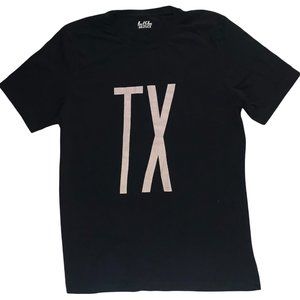 TX, Short Sleeve T-Shirt, Unisex, Black, Size XL, NEW WITH TAG